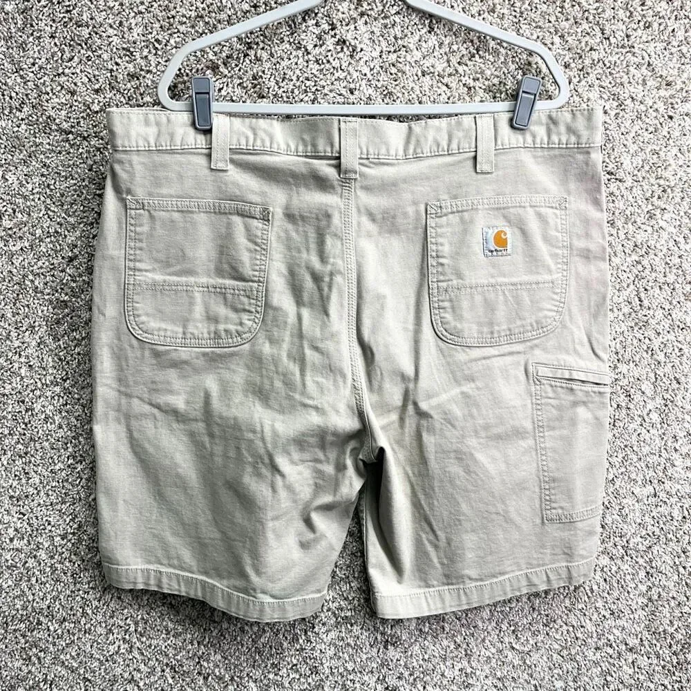 Carhartt Shorts Men's 42‎ Khaki Tan Relaxed Fit Cargo